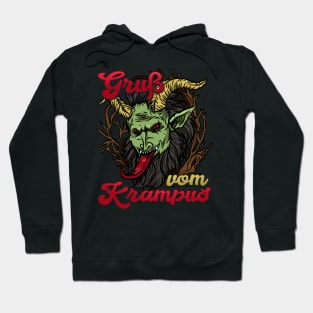 Gruss vom Krampus - Christmas Winter Devil Gift Hoodie